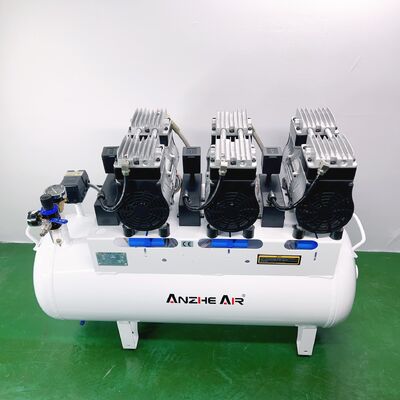 Bom preço. 2550W 90L Compressor de ar dentário sem óleo Compressor de ar silencioso para clínicas dentárias on-line