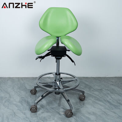 Bom preço. Banqueta Médica Ergonômica Ajustável de Sela Dupla com Rodas para Clínica Odontológica e Salão de Beleza on-line
